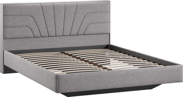 Изображение товара Двуспальная кровать ТриЯ Пандора 160x200 Тип 1 (микрошенилл Relax Mocco)