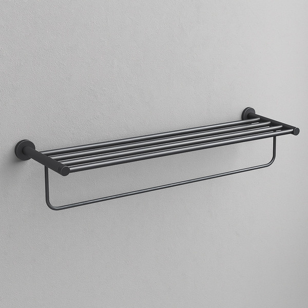 Изображение товара Набор аксессуаров для ванной Lauter 21TS20116 + 21TS2012 (Matt Black, 2 предмета)