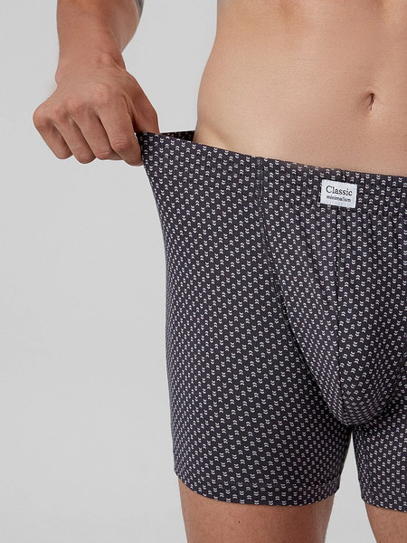 Изображение товара Трусы мужские Mark Formelle 411143 (р.90-100, узор на темно-сером)