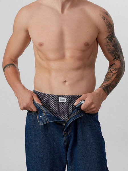 Изображение товара Трусы мужские Mark Formelle 411143 (р.102-112, узор на темно-сером)