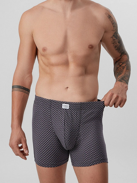 Изображение товара Трусы мужские Mark Formelle 411143 (р.102-112, узор на темно-сером)