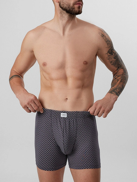 Изображение товара Трусы мужские Mark Formelle 411143 (р.106-116, узор на темно-сером)