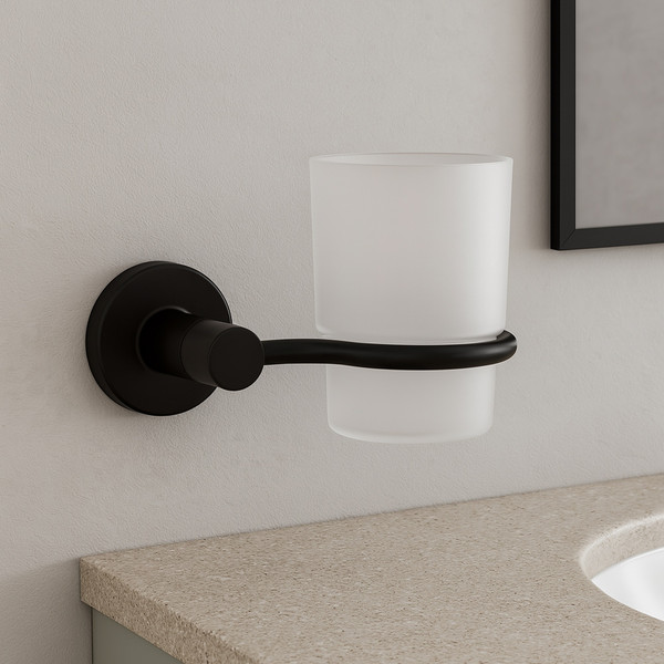 Изображение товара Набор аксессуаров для ванной Lauter 21TS20116 + 21T2010 + 21TS2012 (Matt Black, 3 предмета)