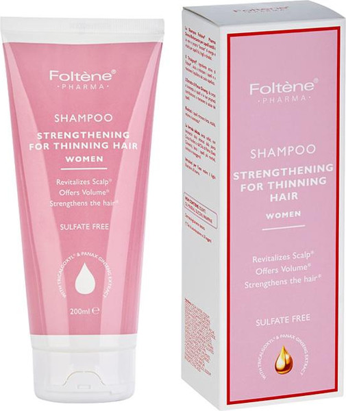 Изображение товара Шампунь для волос Foltene Pharma Укрепляющий против выпадения волос для женщин (200мл)