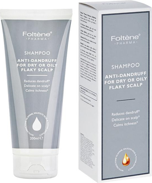 Изображение товара Шампунь для волос Foltene Pharma Против перхоти для сухой или жирной кожи головы (200мл)