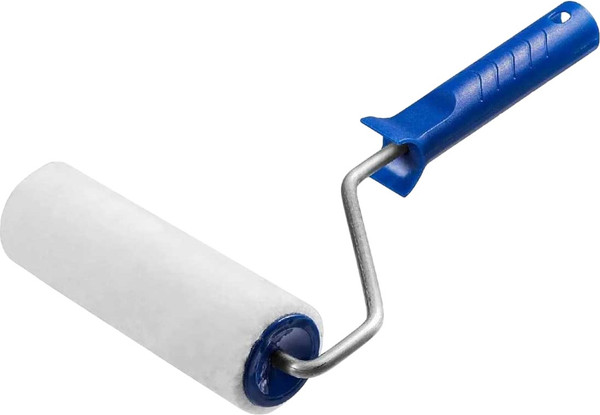 Изображение товара Валик малярный Admiral Colors 240мм Бюгель 6мм  (синяя ручка, велюр, ворс 5мм)