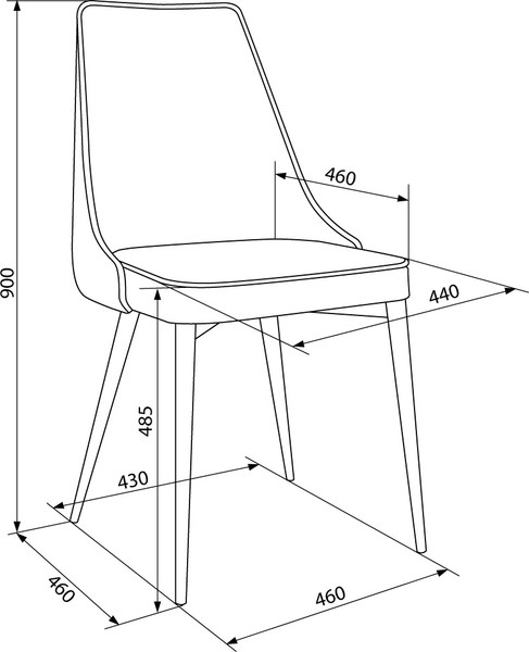 Изображение товара Стул Бюрократ CH-K4 (темно-серый/Holland 18)