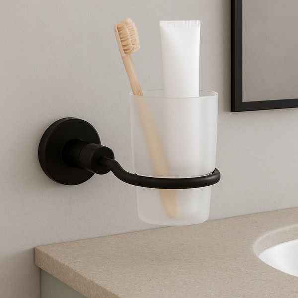 Изображение товара Набор аксессуаров для ванной Lauter 21TS20116 + 21TS20114 + 21T2010 + 21TS2018 + 21TS2014 (Matt Black, 5 предметов)