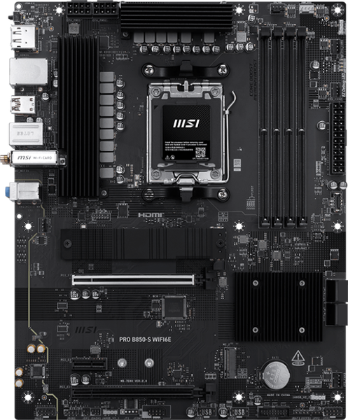 Изображение товара Материнская плата MSI Pro B850-S WIFI6E