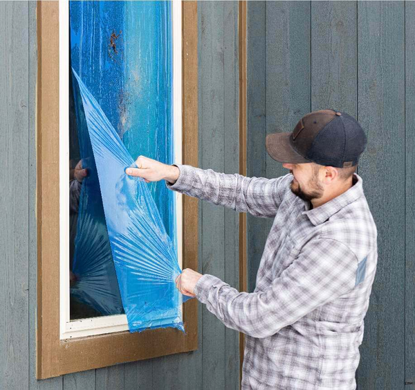 Изображение товара Пленка строительная Gross-Master Protection самоклеящаяся 45мик 500мм / GMPR135059045 (135м)