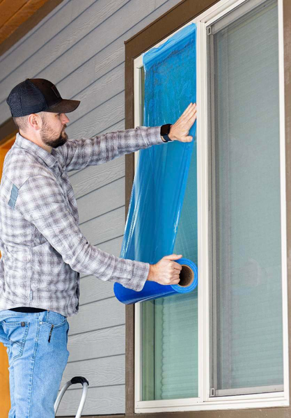 Изображение товара Пленка строительная Gross-Master Protection самоклеящаяся 45мик 500мм / GMPR135059045 (135м)