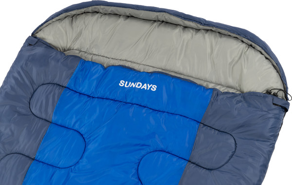 Изображение товара Спальный мешок Sundays ZC-SB018 (синий/темно-серый)