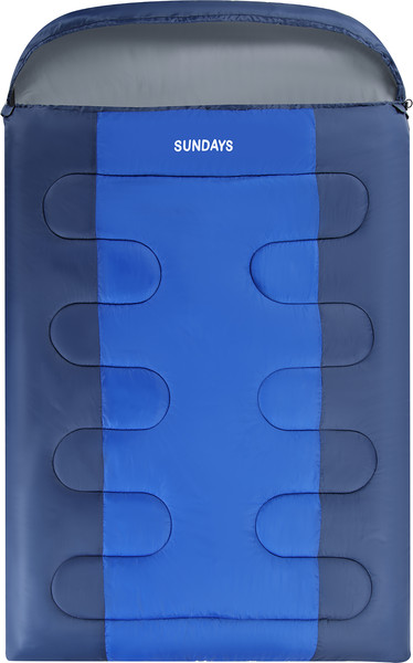 Изображение товара Спальный мешок Sundays ZC-SB018 (синий/темно-серый)