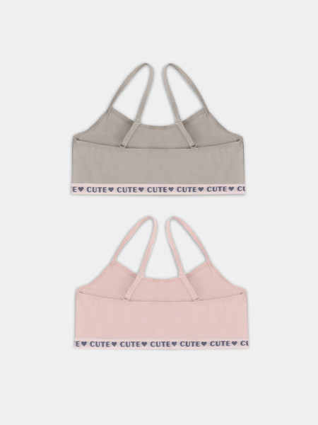 Изображение товара Комплект бюстье для девочек Mark Formelle 517718-2 (р.158-80, нежно-розовый/пепельный)