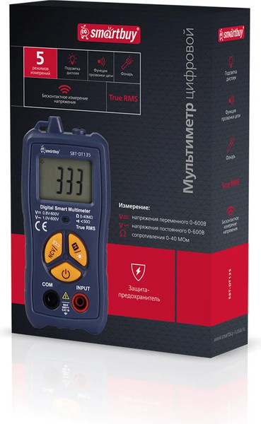Изображение товара Мультиметр цифровой SmartBuy SBT-DT135