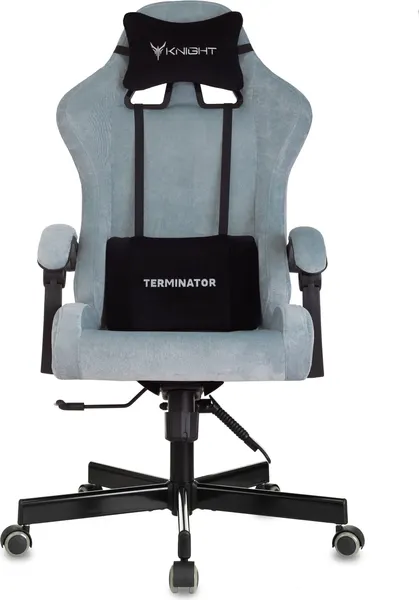 Изображение товара Кресло геймерское Бюрократ Knight Terminator (серо-голубой Light-28/металл)