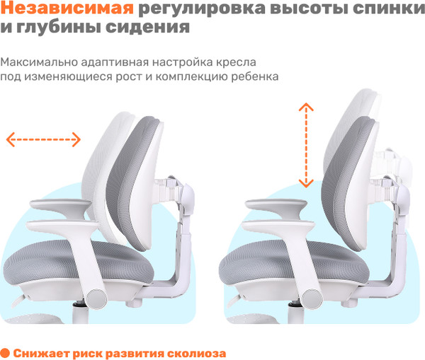 Изображение товара Кресло детское Yoka YC-33 Niko (серый)