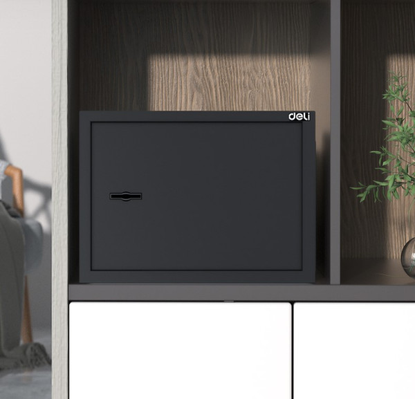 Изображение товара Мебельный сейф Deli ET560 (черный)