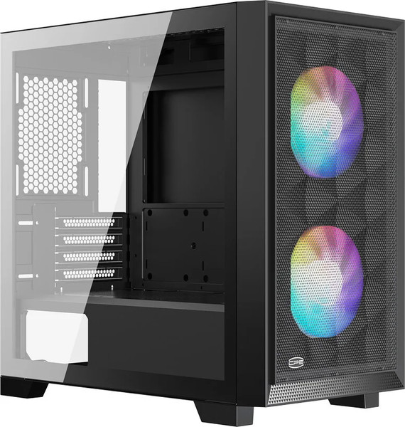 Изображение товара Корпус для компьютера PCCooler C3D310 BK ARGB / C3D310-BKP2-GL (без БП)