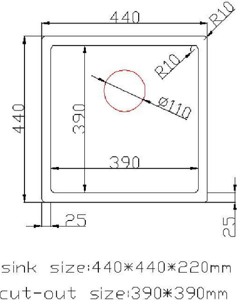 Изображение товара Мойка кухонная STELLAR E4444U-S