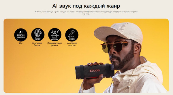Изображение товара Портативная колонка LG Xboom Grab