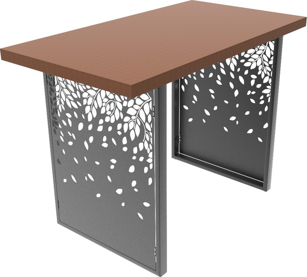 Изображение товара Подстолье Строй Свой Мир Портал Лофт ПЛПЛ-2с (листья, 2шт)