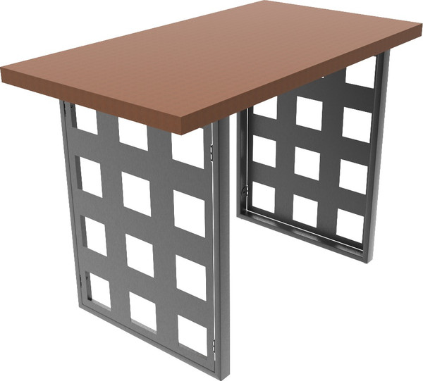 Изображение товара Подстолье Строй Свой Мир Портал Лофт ПЛСК-2с (стальной квадрат, 2шт)