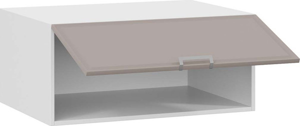 Изображение товара Шкаф под вытяжку ТриЯ Белладжио 1В8ГП с одной откидной дверью  (белый/софт капучино)