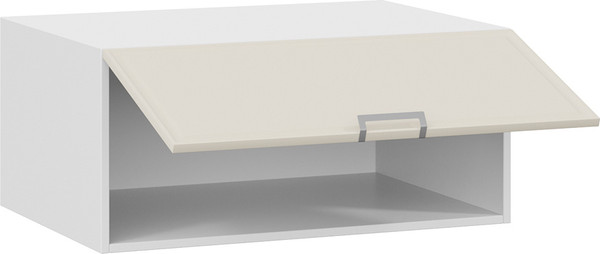 Изображение товара Шкаф под вытяжку ТриЯ Белладжио 1В8ГП с одной откидной дверью (белый/софт панакота)