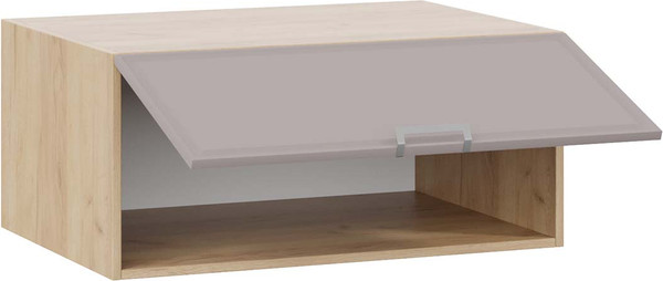 Изображение товара Шкаф под вытяжку ТриЯ Белладжио 1В8ГП с одной откидной дверью  (дуб крафт золотой/софт капучино)