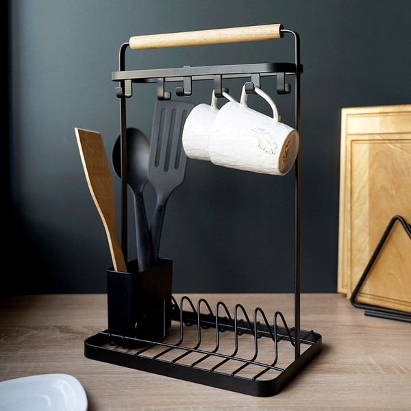 Изображение товара Сушилка для посуды Lemax WK-2BL (черный матовый)