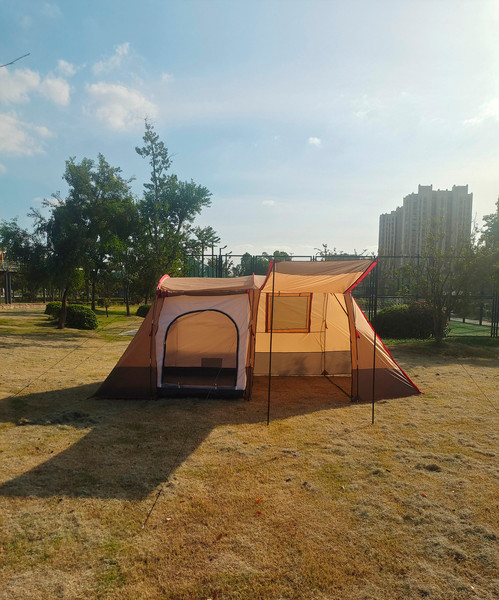 Изображение товара Палатка Lanyu 1121 (коричневый/желтовато-коричневый)