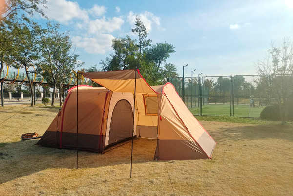 Изображение товара Палатка Lanyu 1121 (коричневый/желтовато-коричневый)