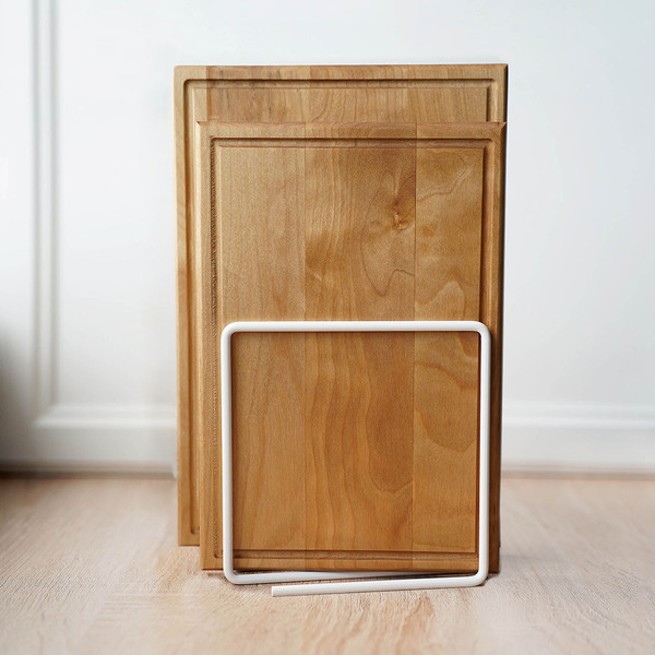 Изображение товара Подставка для разделочных досок Handy Home Квадро LB-25-WT (матовый белый)