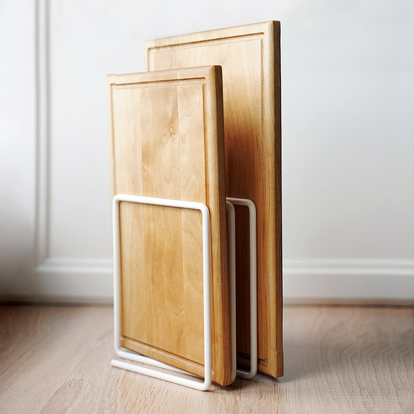 Изображение товара Подставка для разделочных досок Handy Home Квадро LB-25-WT (матовый белый)