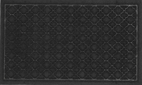 Изображение товара Коврик грязезащитный Sundays Home Prydnad 45х75см / 93664 (черный)