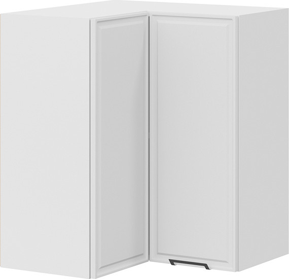 Изображение товара Шкаф навесной для кухни ТриЯ Белладжио 1В6УП угловой прямой (белый/фон белый)