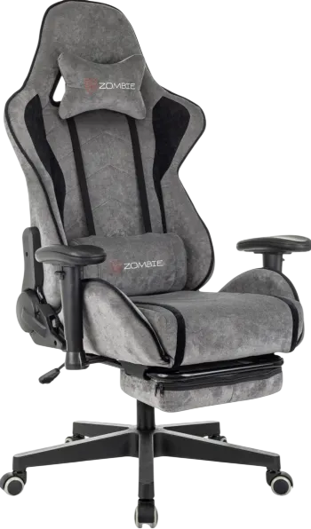 Изображение товара Кресло геймерское Бюрократ Zombie Drift/F (серый/черный)