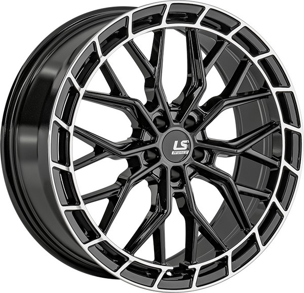Изображение товара Литой диск LS wheels FlowForming RC97 20x8.5" 5x108мм DIA 65.1мм ET 30мм BKL