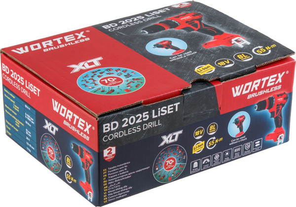 Изображение товара Аккумуляторная дрель-шуруповерт Wortex BD 2025 LiSET ALL1 XLT Solo (1325842)