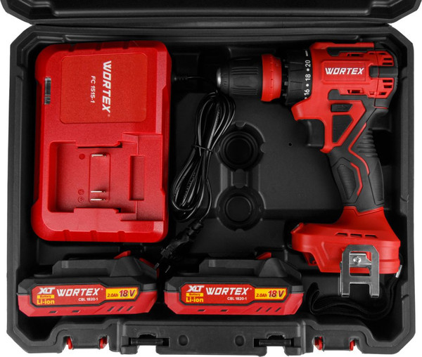 Изображение товара Аккумуляторная дрель-шуруповерт Wortex BD 2025 LiSET ALL1 XLT (1325843)