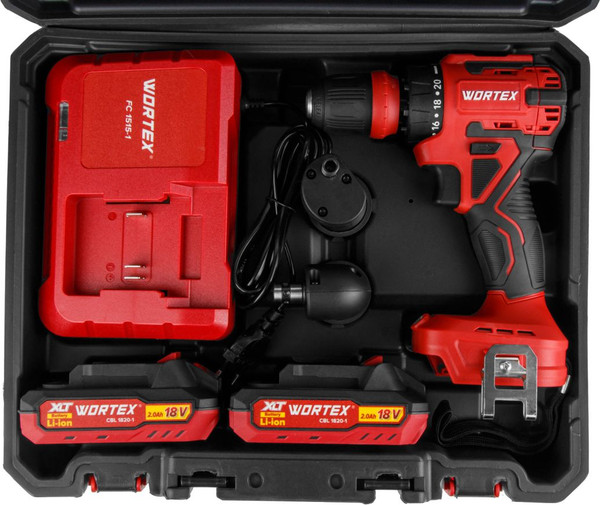 Изображение товара Аккумуляторная дрель-шуруповерт Wortex BD 2025 LiSET ALL1 XLT (1325844)