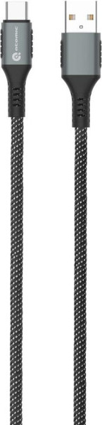 Изображение товара Кабель Atomic Urban USB-A - USB-C 3A / 30.394 (1.2м, черный/серый)