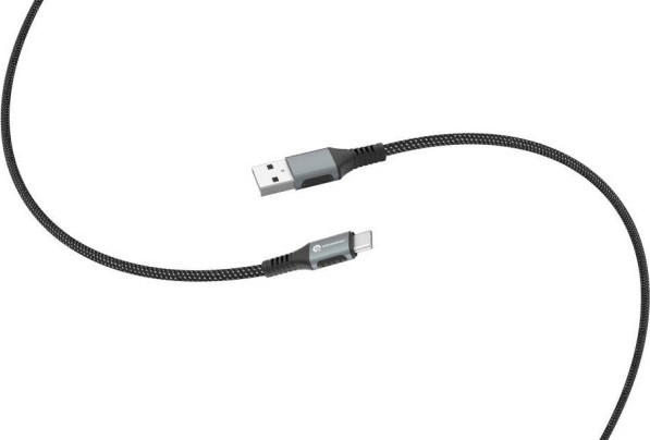 Изображение товара Кабель Atomic Urban USB-A - USB-C 3A / 30.394 (1.2м, черный/серый)