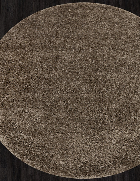 Изображение товара Коврик Merinos Shaggy Trend L001-DAIRE-DARK-BROWN (1.5х1.5)