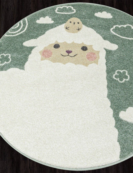 Изображение товара Коврик Merinos Izumrud C119-DAIRE-LIGHT-GREEN (1х1)