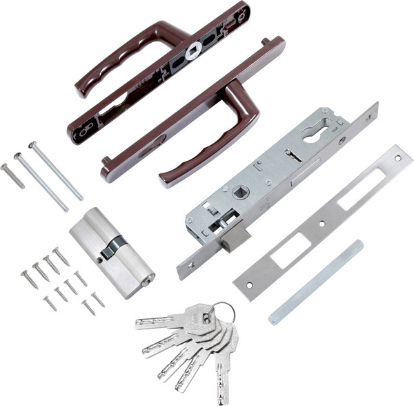 Изображение товара Замок врезной БУЛАТ МЦ Max ЗВ4-1.20.01.8017 (коричневый)