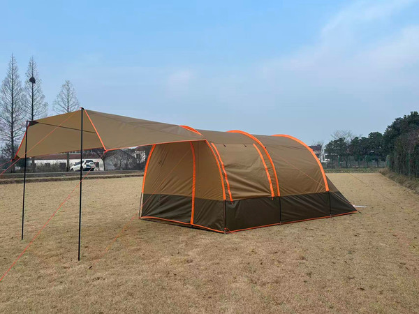 Изображение товара Палатка Lanyu 1125 (коричневый/желтовато-коричневый/оранжевый)