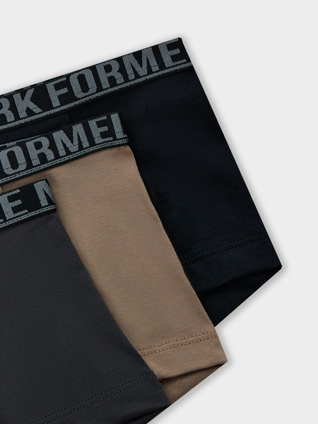 Изображение товара Комплект трусов детских Mark Formelle 413345-3 (р.158-80-69, коричневый/обсидиан/черный)