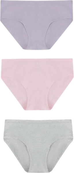 Изображение товара Комплект трусов детских Mark Formelle 417747-3 (р.134/140-68, серый меланж 4306-А-4)